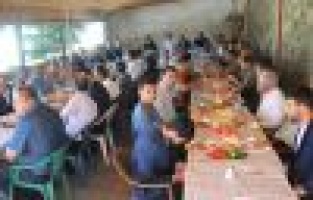 Çelikhan’da kahvaltılı bayramlaşma