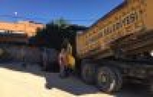 Cumhuriyet Mahallesinde asfalt çalışması