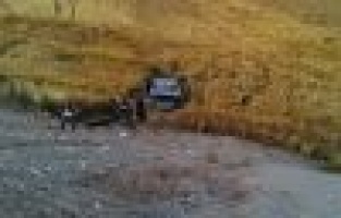 Defalarca Takla Atıp Buğday Tarlasına Uçtu