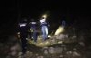 Dere yatağından gelen çığlık sesleri ekipleri alarma geçirdi