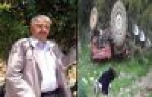 Devrilen Traktörün Altında Kalan Sürücü Öldü