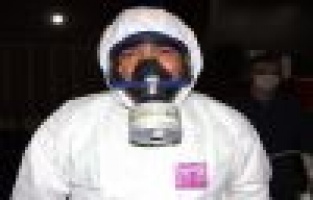 Dezenfekte yapan engelli şahıs "Milli mesele" diyerek izne ayrılmadı