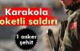 Diyarbakır'da Karakola Roketli Saldırı: 1 Asker Şehit