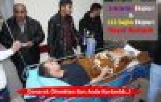 Donarak ölmekten son anda kurtarıldı