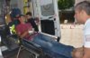 Elektrik akımına kapılan çoban yaralandı