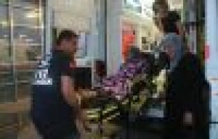 Elektrik akımına kapılan kadın yaralandı