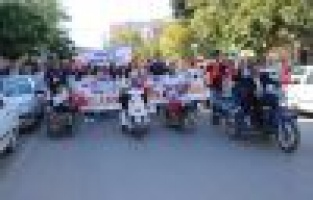 ‘Engelliler ile Nemrut Dağına Tırmanıyoruz’ projesi kortej yürüyüşüyle başladı