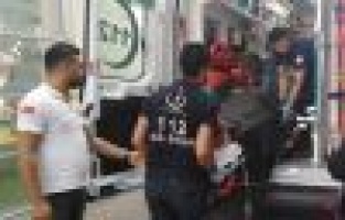 Eşarp yırtılınca ölümden döndü