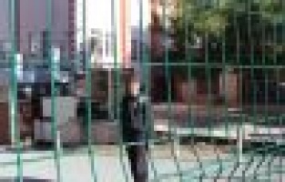 Eski hastane binasında güvenlik önlemi arttırıldı