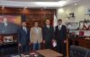 Genel Başkan Kılavuz Müdür Alper ile bir araya geldi