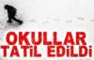 Gerger ve Çelikhan’da okullar tatil edildi