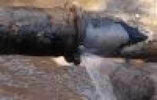 Gürlevik ana isale hattında onarım çalışması devam ediyor