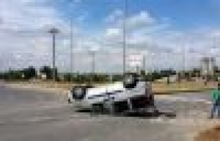 Hafif Ticari Araç Takla Atti