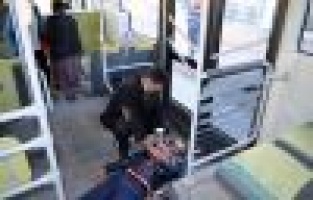 Hastaya ilk müdahaleyi otobüs şoförü yaptı