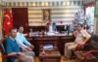 Hayrat Vakfı'ndan Gölbaşı Kaymakamına Ziyaret