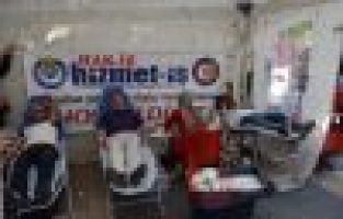 Hizmet-İş Sendikasından kan bağışı