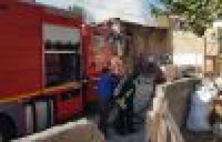 İkamet yangını korkuttu