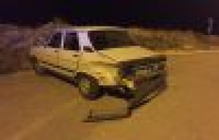 İki otomobil çarpıştı: 8 yaralı