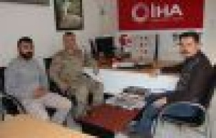 İl Jandarma Komutanı Atasoy’dan gazetecilere ziyaret