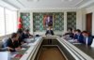 İlçe Kaymakamlarıyla İstişare Toplantısı Yapıldı
