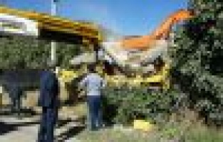 İş Makinesi Devrildi