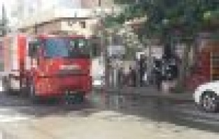 İşyerinde korkutan yangın