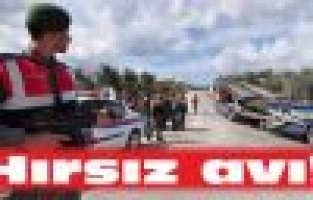 Jandarma hırsızları yakaladı