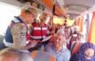 Jandarma huzur ve güven uygulaması yaptı