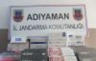 Jandarma kaçak sigara ele geçirdi