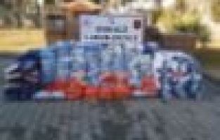 Jandarma sahte temizlik ürünleri ele geçirdi