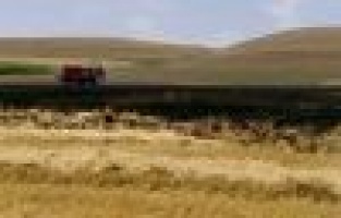 Kahta İlçesinde Anız Yangını