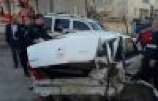 Kahta'da zincirleme kaza: 3 yaralı