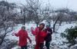 Kar yağışına en çok çocuklar sevindi