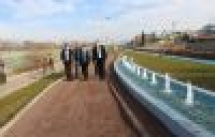 Kaymakam Koç ve Başkan Turanlı çalışmaları yerinde inceledi