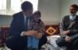  Kaymakam Sağ’dan lösemi hastası Muhammed Atilla'nın ailesine ziyaret 