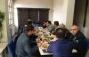  Kaymakam Şatıroğlu polislerle bir araya geldi 