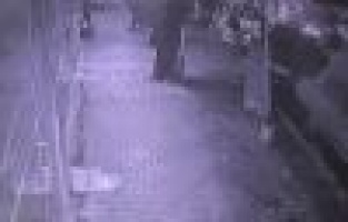 Kaza anı güvenlik kameralarına yansıdı