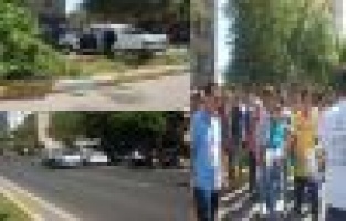 KAZA BÖLGESİNDE, POLİS KAZAYA DAVETİYE ÇIKARDI