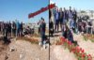 Kazada Ölen Arkadaşlarının Mezarını Ziyaret Edip Ağladılar