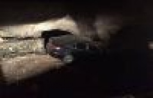 Kontrolden çıkan otomobil şarampole yuvarlandı