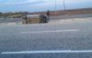 Kontrolden çıkan otomobil takla attı