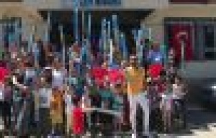 Köy okulunda uçurma şenliği yapıldı