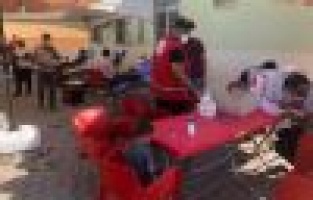 Kuyulu köyündeki kan bağışına yoğun ilgi