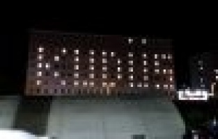 KYK yurtlarında ışıkla ‘KUDÜS’ yazıldı