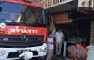 Lokantada baca yangını korkuttu