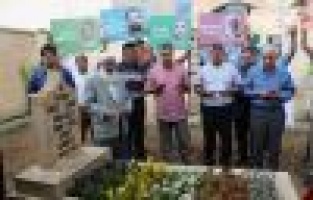 Mavi Marmara Şehidi Fahri Yaldız mezarı başında anıldı