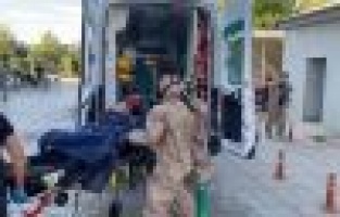 Metan gazından etkilenen köylüler hastanelere kaldırılıyor