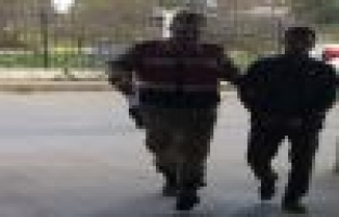 Mezarlığın çitlerini çalan hırsız yakalandı