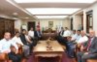 Milletvekili Tutdere, Rektör Turgut ile bir araya geldi