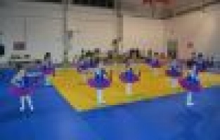 Minik jimnastikçiler hünerlerini sergiledi